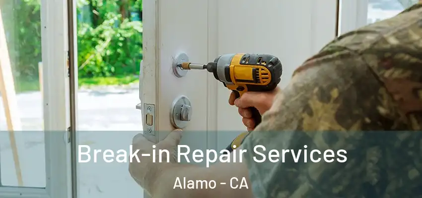  Break-in Repair Services Alamo - CA